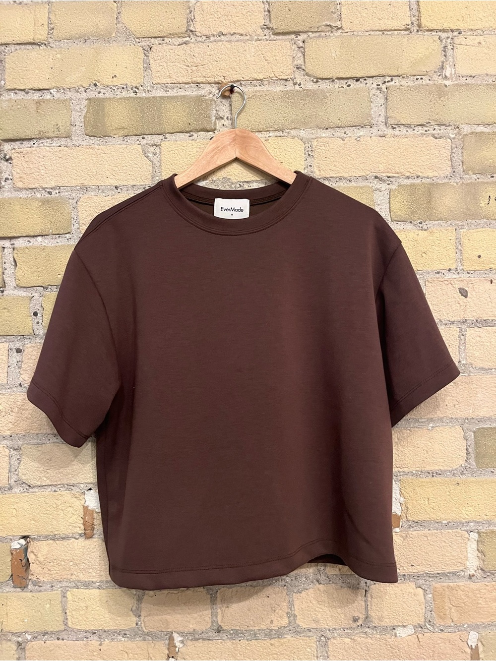 EverMade | Women's Oversized Boxy Tee in Chocolate Brown